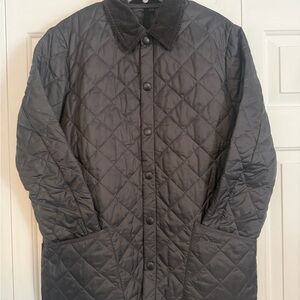 Barbour Quilted Liddesdale Jacket - Dark Gray